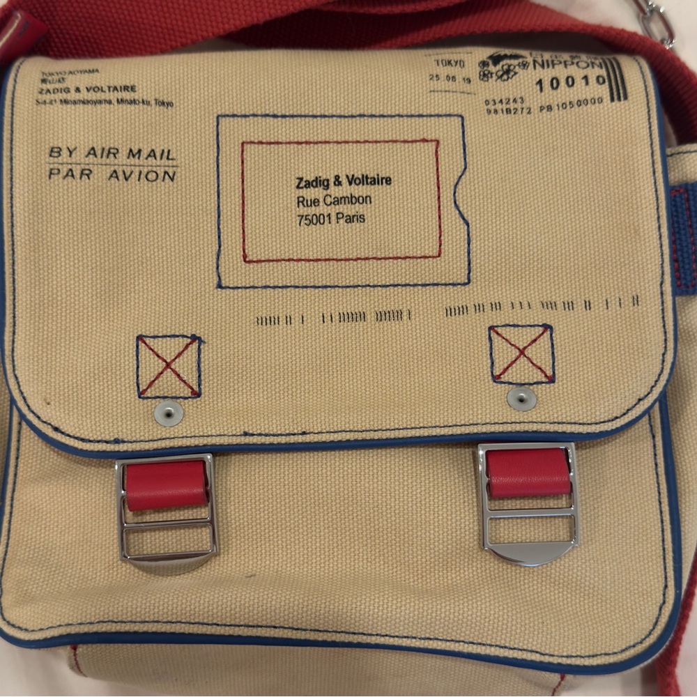 Zadig&Voltaire Canvas Messenger Bag - Picture 3 of 12